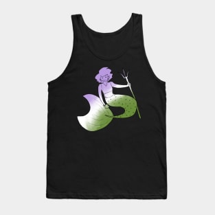 Genderqueer mermaid Tank Top